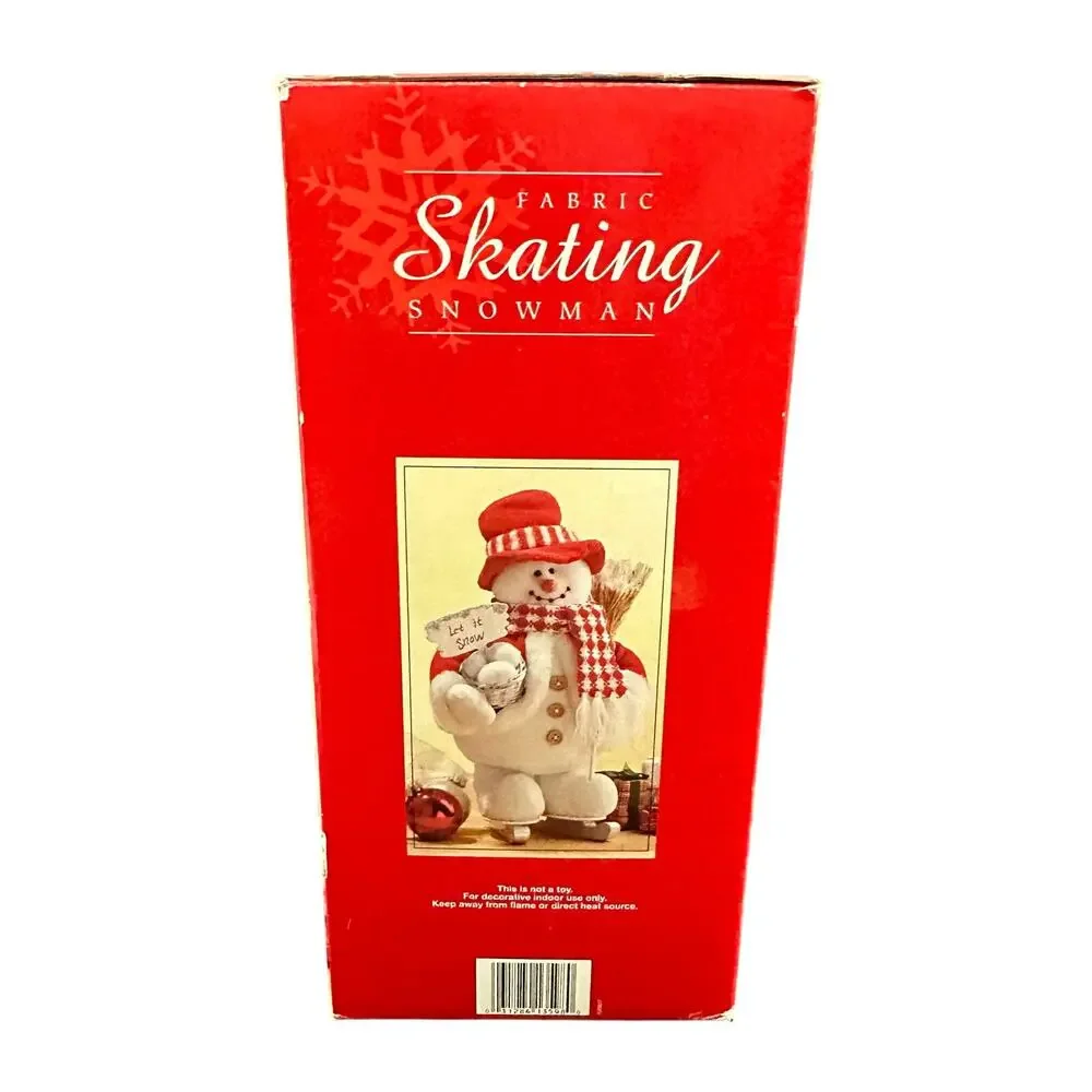 Fabric Skating Snowman Figure by Costco